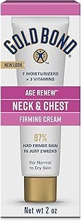Gold Bond Age Renew Neck & Chest Firming Age Renew Cream, 2 oz., Clinically Tested Skin Firming Cream