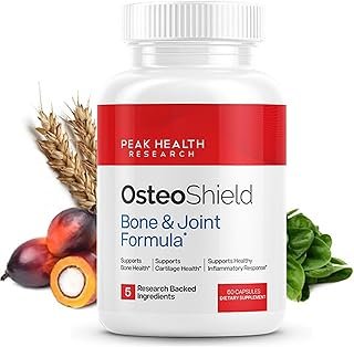 Peak Health Research - Bone & Joint Formula - Calcium Supplements for Women & Men with Vitamin D3, K2 & Aquamin - Triple Action Formula for Better Bone Health - 60 Capsules