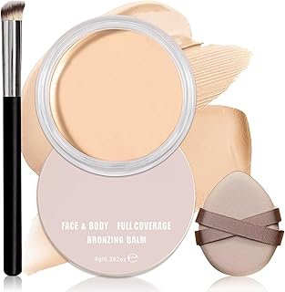 Under Eye Concealer Full Coverage,Under Eye Corrector for Dark Circles,Pot Concealer for Older Women,Teenagers,Middle-aged,Corrector de Ojeras,Waterproof Under Eye Brightener (01 CHANTILL)