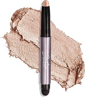 Julep Eyeshadow 101 Cream-to-Powder Waterproof Shadow Stick – Champagne Shimmer – Long-Lasting, Crease-Proof, Medium Golden-Beige Shimmer Cream Eyeshadow with Built-in Smudger
