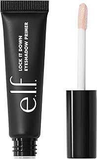 e.l.f. Lock It Down Eyeshadow Primer, Smooth Creamy Eye Makeup Primer For Long-Lasting Eyeshadow, Intensifies Color, Helps Prevent Creasing, Vegan & Cruelty-Free