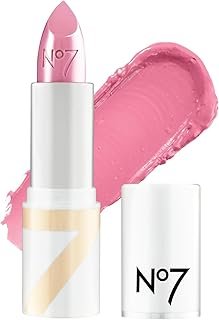 No7 Age Defying Lipstick - Raspberry Sherbert - Anti-Aging Makeup - Hydrating Pink Lipstick with Hyaluronic Acid for Plumper, Smoother, Younger Looking Lips Over Time (3.5g)