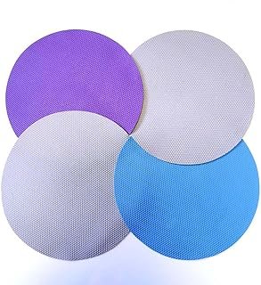 4pcs Rubber Jar Opener Bottle Gripper Non Slip Pad Multi-function Can Opener for Seniors with Arthritis Weak Hands (Circle Three)