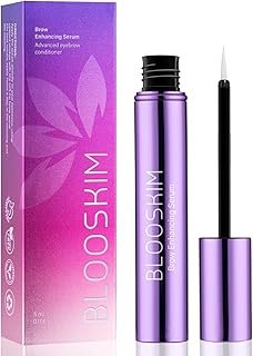 Blooskim Eyebrow Growth Serum for Women & Men – Natural Brow Enhancing Serum to Grow Thicker, Fuller Brows Fast – Nourishing Eyebrow Hair Growth