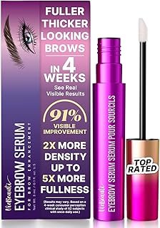 VieBeauti Eyebrow Growth Serum: Eyebrow Serum to Grow Brows with Advanced Formula to Boost Longer Fuller and Thicker Looking Eyebrows 3mL