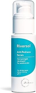 Riversol Anti Redness Serum for Rosacea-Prone & Sensitive Skin | Calming Redness Relief | Vitamin C & E | Anti-Aging | Redness Control for Face | Made in Canada