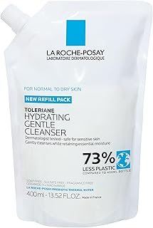 La Roche-Posay Toleriane Hydrating Gentle Face Cleanser, Hydrating Facial Cleanser With Niacinamide + Ceramides, Daily Face Wash For Dry Skin To Normal Skin, Sensitive Skin Tested, Fragrance Free