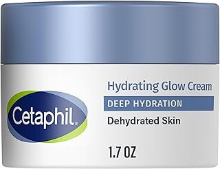 Cetaphil Deep Hydration Healthy Glow Daily Face Cream, 1.7 oz, 48 Hour Dry Skin Face Moisturizer for Sensitive Skin, With Hyaluronic Acid, Vitamin E & Vitamin B5