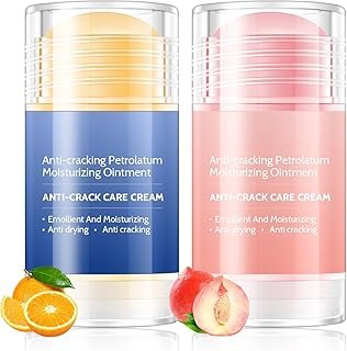 2Pcs Crack Feet Prevention Stick, Moisturizing and Hydrating Foot and Hand Balm, Remove Dead Skin Softening and Nourishing Anti-Cracking Foot Cream for Feet Elbows Knees