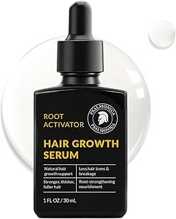 Hair Growth Serum: Root Activator Scalp Treatment for Hair Loss & Regrowth with Rosemary Oil - Botanical DHT Blocker Hair Thickening Formula for Thinning Hair - for Women & Men (1 Fl Oz (Pack of 1))