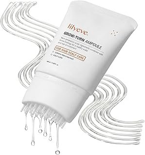 lilyeve GROWTURN Hair Growth Serum with Built-in Brush, Heartleaf-Derived Exosomes to Revitalize, Scalp Massager, Korean Hair Care, 3.38 fl. oz.