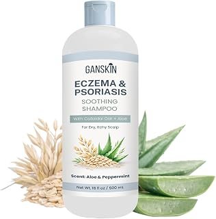 Eczema Shampoo – All-Natural Dermatitis & Psoriasis Treatment for Dry, Itchy, Flaky Skin – Daily Dandruff & Scalp Treatment – Itchy Scalp Relief for Men, Women & Kids – Eczema Soap Shampoo 16.9 oz