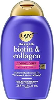 OGX Thick & Full + Biotin & Collagen Volumizing Conditioner, 13 fl oz