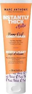 Marc Anthony Instantly Thick Biotin Conditioner, 8.45 oz - Volumizing & Moisturizing Hair Product for Thin, Flat or Dry Hair - Paraben-free, Sulfate-free, Phthalate-free