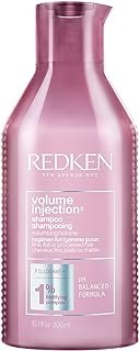 Redken Volume Injection Shampoo For Fine Hair - Adds Lift & Body, Volumizing & Detangling Without Weighing Down, Paraben Free