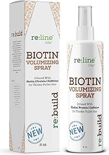 Biotin Volumizing Spray - Natural Hair Thickening and Growth Product for Fine Hair Texture - Volumizer for Men and Women