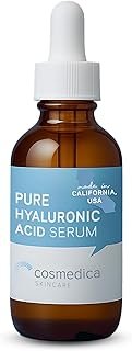 Hyaluronic Acid Serum for Skin 100% Pure Anti Aging Intense Hydration Moisture Non greasy Paraben free, Wrinkle Reducing and Brightening Serum (Pro Formula) 2oz
