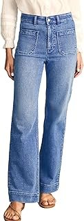 Astylish Women's Wide Leg Jeans High Waisted Stretchy