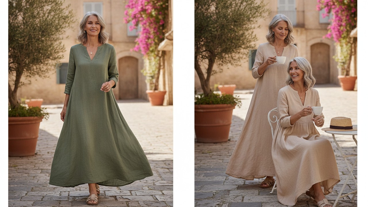 Best Linen Dresses for Women Over 50: Effortless Style That Feels as Good as It Looks