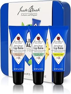 Jack Black Intense Therapy Lip Balm, 0.25-Oz. – SPF 25 Sun Protection, Lip Moisturizer, Hydrating Lip Balm with SPF, Lip Sunscreen