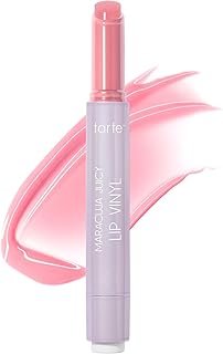 tarte maracuja juicy lip vinyl gloss – Hydrating & Volumizing Lipgloss Balm with Hyaluronic Acid, Vitamin E to Plump & Moisturize for Radiant, Fuller-Looking Lips, Vegan & Cruelty Free