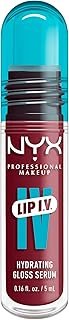 NYX PROFESSIONAL MAKEUP Lip IV Hydrating Glossy Lip Stain with 12HR Hydration - Bubblegum Burst (Pink)