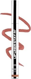 Sacheu Lip Liner STAY-N Peel Off Lip Stain — Long Lasting Waterproof Lip Tint with Hyaluronic Acid & Vitamin E — Transfer Proof Matte Finish, Vegan & Cruelty-Free (p-INKED)