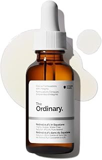 The Ordinary Retinol 0.2% in Squalane, Gentle Retinol Serum for the Face That Is Anti-Aging and Skin Smoothing, 1 Fl Oz
