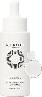 Nutrafol Women's Hair Serum, Supports Visibly Thicker and Stronger Hair, Vegan, Lightweight and Fast-Absorbing