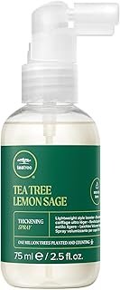 Tea Tree Lemon Sage Thickening Spray, Builds Body + Boosts Volume, For Fine Hair