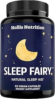 SLEEP FAIRY Natural Sleep Aid | Magnesium Glycinate 500mg, Melatonin 10mg, L-Theanine, B6, 5-HTP, GABA, Valerian Root & Ashwagandha | Herbal Sleeping Pills for Adults | Vegan Sleep Pills | MADE IN USA