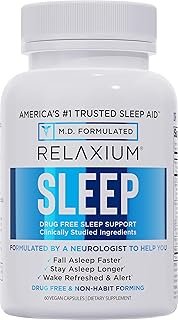 Relaxium Sleep Aid for Adults– Professional Strength Formula | 5mg Melatonin, Magnesium Glycinate, Valerest & Ashwagandha | Non-Habit Forming Sleep Support | 30-Day Supply