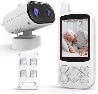 CallToU Elderly Monitor with Camera and Audio Call Button 2 Way Talk Room Monitors for Elderly Senior