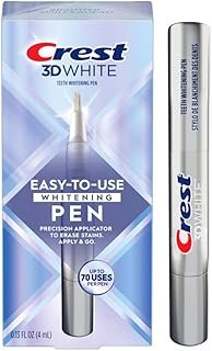 Crest 3DWhite Teeth Whitening Pen – Easy to Use, Erases Surface Stains – Up to 75 Uses per Pen – Convenient, On-The-Go Teeth Whitening Solution